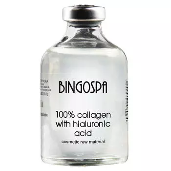 Сыворотка для лица коллаген 100% с гиалуроновой кислотой Bingospa, 50 мл