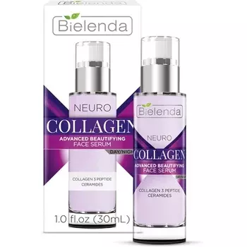 Сыворотка для лица Neuro Collagen с коллагеновыми пептидами и церамидами Bielenda