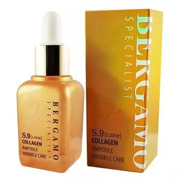 Сыворотка для лица против морщин с коллагеном и коллагеном 30мл Bergamo Specialist s.9