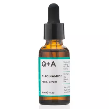 Сыворотка для лица с ниацинамидом niacinamide facial serum Q+A, 30 мл