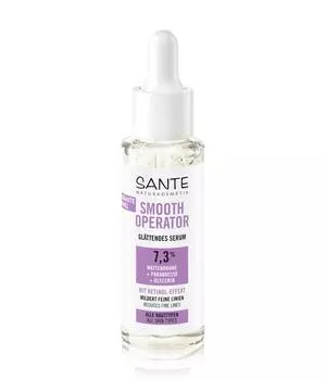 Сыворотка для лица Sante Smooth Operator Glttendes Serum mit Mattenbohne, Parakresse & Glycerin, 30 ml