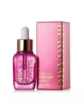 Сыворотка для лица со слизью улитки, 30 мл Bergamo, Pure Snail