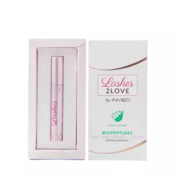 Сыворотка для ресниц с биопептидами Inveo Lashes 2 Love, 3,5 мл