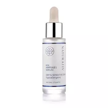 Сыворотка для сухой и чувствительной кожи, 30 мл Naturativ, Eco Ampule Serum