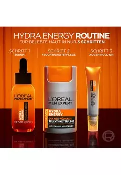 Сыворотка HYDRA ENERGETIC SERUM & MOISTURISER L'Oral Men Expert