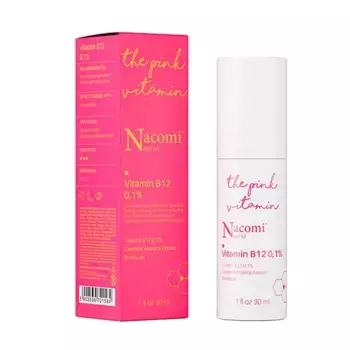 Сыворотка с витамином B12 0,1% The Pink Vitamin Nacomi, 30 ml
