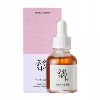Сыворотка со слизью улитки, 30 мл Beauty Of Joseon Revive Serum Ginseng Snail, Inna marka