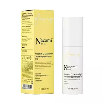 Сывороточный аскорбил тераизопальмитат витамина С 5% Glow Up Nacomi, 30 ml