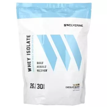 Сывороточный изолят, шоколадный молочный коктейль, 2,05 фунта (930 г) Swolverine