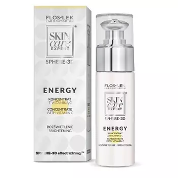 Сывороточный концентрат для лица Sphere 3D Energy с витамином С, осветляющий Floslek