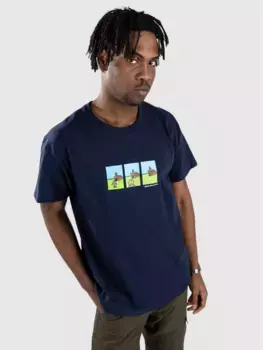 Сжечь футболку Sour Solution, синий