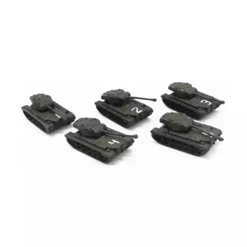 Т26 Першинг Коллекция №2, WWII Micro Armour - United States - Loose Miniatures (1:285)