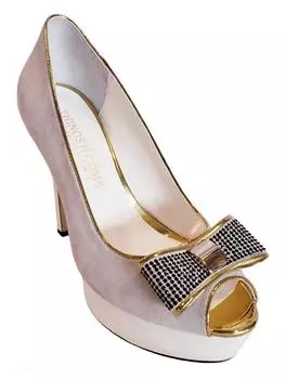 T2CMADISON Женские туфли-лодочки из искусственной замши с отделкой Things II Come, цвет charcoal