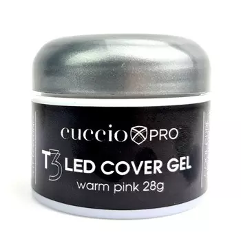 T3 LED Cover Самовыравнивающийся гель теплый розовый 28 г Cuccio