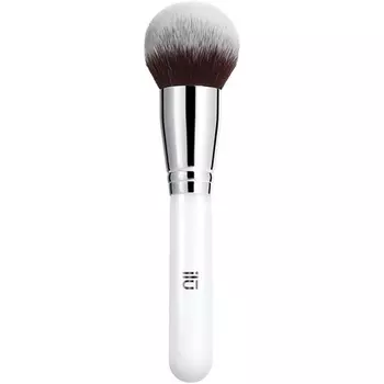 T4B Ilu 200 Series Кисть для макияжа лица для рассыпчатой и прессованной пудры, румян, бронзатора, хайлайтера, с щетиной таклона, белая 209, Tb Tools For Beauty