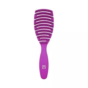 T4B Ilu My Happy Color Purple Профессиональная расческа с легким расчесыванием волос, Tb Tools For Beauty
