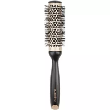 T4B Kashoki Natural Beauty Экологичная круглая щетка из керамики и дерева 30 мм, Tb Tools For Beauty