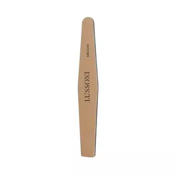 T4B Lussoni Premium Трапециевидные пилочки для ногтей, зернистость 180/240, упаковка из 50 шт., Tb Tools For Beauty