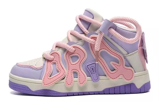 T628 Обувь для скейтбординга унисекс, Розовый белый (бархатный)