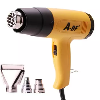 [T] A-BF / Feifan FQ-1600S Термовоздушный пистолет с регулировкой температуры, автомобильный пистолет для выпечки, сушильный пистолет, промышленный фен, пленочный термоусадочный термоусадочный, двухскоростной, с регулируемой температурой, скорос...