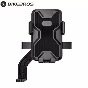 [T] BIKEBROS велосипед держатель для мобильного телефона электромобиль мотоцикл езда навигационный кронштейн электромобиль держатель для мобильного телефона на вынос аксессуары для верховой езды гравитационный автоматический замок [зеркало задне...