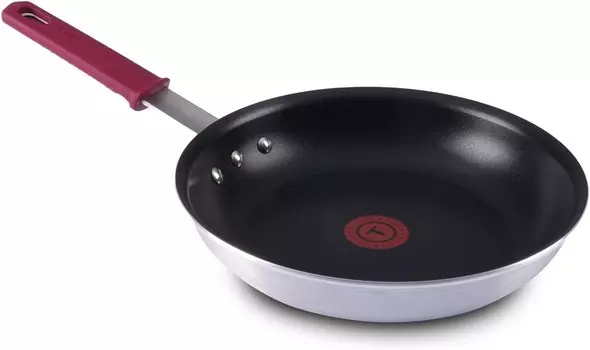 T-fal Professional VX3 Сковорода с матовым антипригарным покрытием и ручкой из нержавеющей стали, 10 дюймов, жаропрочная посуда, кастрюли и сковородки, 400F, ресторанный класс, сертифицирована NSF и CBA, черный, Black