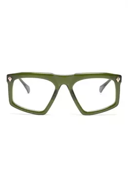 T Henri очки в квадратной оправе, зеленый