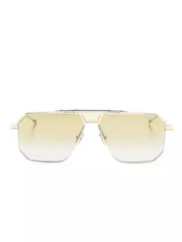 T Henri солнцезащитные очки в квадратной оправе с эффектом градиента, металлик