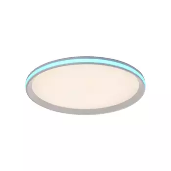 [T] JUST LIGHT Потолочный светильник «GALACTICA», 2 лампочки, лампочка Светодиодная панель Светодиодная панель | Постоянно встроенный светодиод, CCT - с помощью пульта дистанционного управления, радуга RGB, регулировка яркости с помощью пульта д...