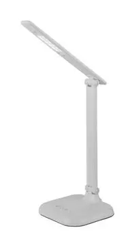 [T] Настольная лампа Globo Lighting белый пластик, белый пластик, сатиновый акрил, сенсорное включение/выключение, диммирование, сенсорный диммер, цвета могут быть фиксированными, адаптер вкл., USB-кабель вкл., подвижный, с адаптером, поворотный...
