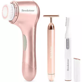 Т-образный массажер для лица Brookstone SC0051-RGA