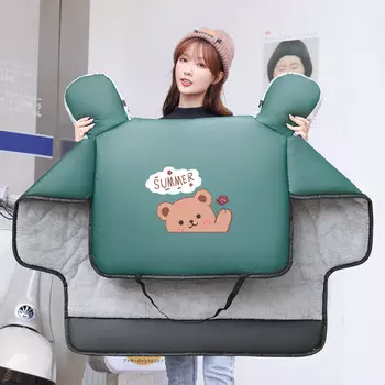 [T] Одеяло на лобовое стекло электромобиля Kuang-Chi, зимнее плюс бархатное утолщенное ветрозащитное покрытие для электромобиля с небольшим аккумулятором для женщин, морозостойкое весенне-осеннее водонепроницаемое ночное светоотражающее покрытие...