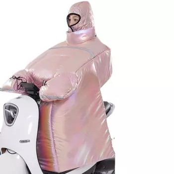 [T] Одеяло на лобовое стекло электромобиля Kuang-Chi, утолщенное зимнее плюс бархатное и расширенное, водонепроницаемое и солнцезащитное одеяло на лобовое стекло автомобиля с аккумулятором - серое, разноцветное - шарф на плечах и шее - утолщенны...