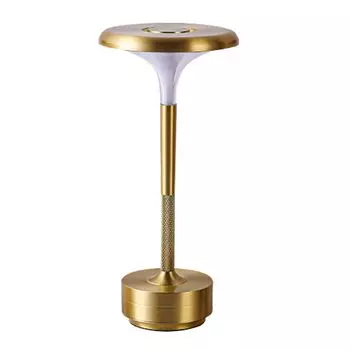 [T] Перезаряжаемая светодиодная настольная лампа, сенсорное управление, плавная регулировка яркости, прикроватная лампа, портативная настольная лампа для гостиной, спальни, рабочее освещение с тремя регулируемыми цветами и аккумулятором емкостью...