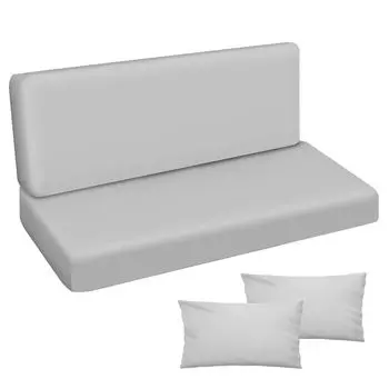 [T] Подушка для голливудских качелей 150x50x50 Подушка для садовой скамейки и 2 подушки Подушка для поддона Подушка для скамейки Подушка для сиденья и подушка для спины Мягкая подушка для матраса Садовая подушка Гладкие лопаты Темно-синие розы [...