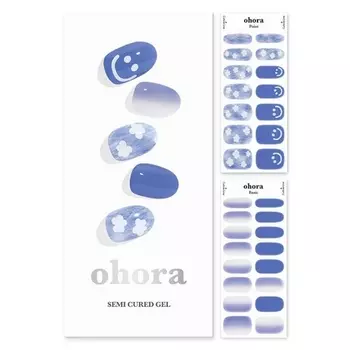[T] Полуотвержденные гелевые полоски для ногтей ohora N Cotton Cloud — работают с любыми лампами для ногтей салонного качества, долговечны, легко наносятся и удаляются — в комплект входят 2 подготовительные подушечки, пилочка для ногтей и деревя...