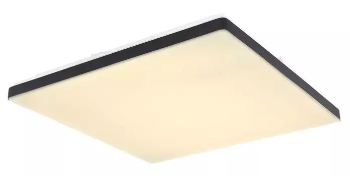 [T] Потолочный светильник Globo Lighting металл белый матовый, пластик черный матовый, акрил опал, с регулируемой яркостью, возможность фиксации цвета, SmartLight, приложение, функция памяти, ночник, таймер, пульт дистанционного управления, бата...