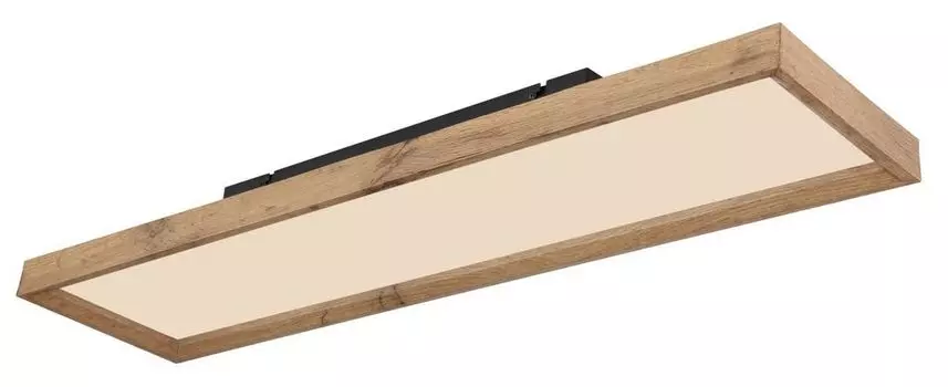 [T] Потолочный светильник Globo Lighting металл белый матовый, МДФ темный, металл черный матовый, пластик опаловый, ступенчатый переключатель, цвета могут быть фиксированными, 3 ступенчатых переключателя CCT на внешней стороне рамы, ДxШxВ: 800x2...