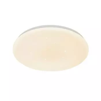 [T] QAZQA - Современный интеллектуальный потолочный светильник I Потолочный светильник I Лампа I Светильник белого цвета со звездным эффектом 38 см, включая светодиод с дистанционным управлением - Диммер Extrema I С регулируемой яркостью I Гости...