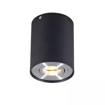 [T] QAZQA - Современный умный поверхностный точечный светильник I Прожектор I Потолочный точечный светильник I Потолочный точечный светильник I Прожектор I Лампа I Свет черный со сталью I Серебристый I Матовый никель, включая WiFi GU10 - Диммер...