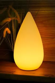 [T] Светодиодная настольная лампа с аккумулятором, беспроводное изменение цвета, регулировка яркости с помощью пульта дистанционного управления, лампа для сауны, декоративная лампа, конусная лампа PL109, 38 см, прикроватная лампа для внутреннего...