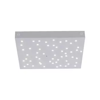 [T] Светодиодный потолочный светильник JUST LIGHT LOLAsmart STARS Medion Life+, регулировка яркости с помощью пульта дистанционного управления, функция изменения цвета. Белая гостиная, например, гостиная, спальня, столовая, прихожая, кабинет и к...