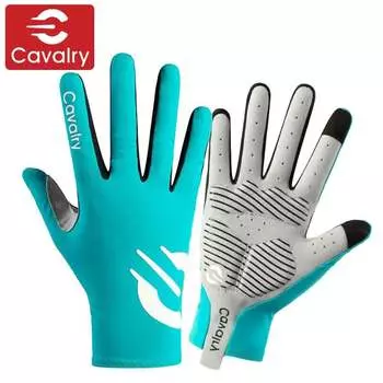 [T] Велосипедные перчатки CAVALRY ветрозащитные перчатки для горного велосипеда на все пальцы, дорожные велосипеды, амортизирующие перчатки с сенсорным экраном для мужчин и женщин, весенние и осенние спортивные перчатки для фитнеса на открытом в...