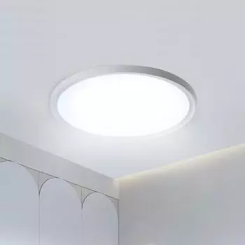 [T] YARDIN Светодиодный потолочный светильник Плоский круглый 36 Вт Потолочный светильник Потолочные светильники Лампа для спальни Кухонная лампа, светодиодные лампы Потолочные светильники IP44 Водонепроницаемый для ванной комнаты Гостиная Спаль...