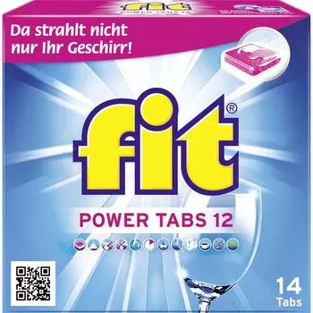 Таблетки для мытья посуды Power fit, 280 g
