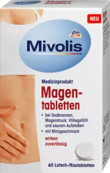 Таблетки для желудка 60 шт. Mivolis