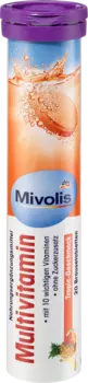 Таблетки мультивитаминные шипучие 20 штук по 82 г Mivolis