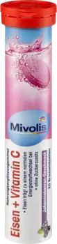 Таблетки шипучие Железо + Витамин С 20 штук по 82 г. Mivolis