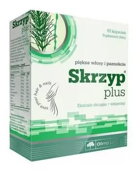 Таблетки, укрепляющие волосы, кожу и ногти Olimp Skrzyp Plus, 60 шт