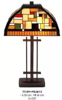 Табурет Casa Padrino Tiffany 35 x 35 x В. 56 см - Настольная лампа Tiffany - Настольная лампа Tiffany